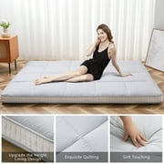 Slsy Japanese Floor Mattress Futon Mattress, Thicken Sleeping Pad Foldable Roll Up Mattress Kids Floor Lounger Bed Couches Sofas, Guest Bed