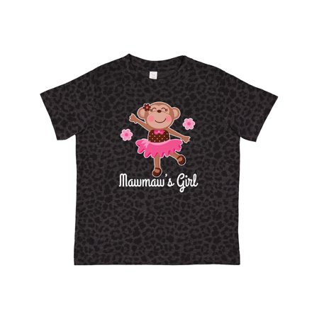 

Inktastic Mawmaw Girl Ballerina Monkey Gift Toddler Toddler Girl T-Shirt