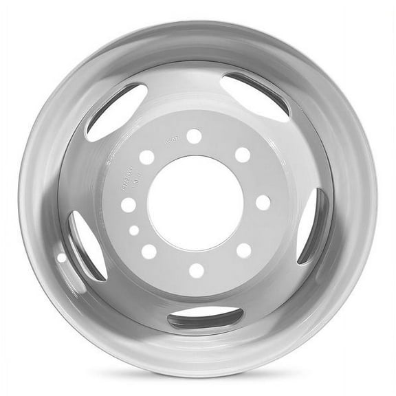 New OEM Replacement Wheel 17x6.5 in for 2008-2010 GMC Sierra 3500 Painted White 17 inch Steel Rim