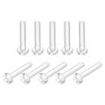 thumbnail image 1 of Unique Bargains M6x35mm Plastic Phillips Bolts PC Pan Head Machine Screws Transparent 30 Pack, 1 of 5