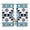 Blue, variant on Blue Aztecs Semi Sheer Window Curtains 54 Inches Long, Southwestern Stripe Native American Boho Rod Pocket Voile Silky Chiffon Curtain Light Filtering Drapes for Living Room, 52"x54", 2 Panels