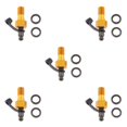 thumbnail image 2 of relayinert Motorcycle Brake Caliper Banjo Bleed /Screw 25mm Fine Thread Enhanced Performance Gold M10 5Set, 2 of 6