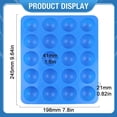 thumbnail image 3 of Chocolate Molds, Jello Mold, Chocolate Molds Silicone, Non-Stick Food Grade BPA Free Mold, Candy & Cake Decorations Mold, Heat Resistant & Easy Release Cake Mold Blue 1Pcs, 3 of 8