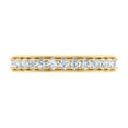 thumbnail image 3 of 1/2 Carat Round Diamond Wedding Band Ring in 14K Yellow Gold (Ring Size 5) (SI1-SI2 Clarity), 3 of 4