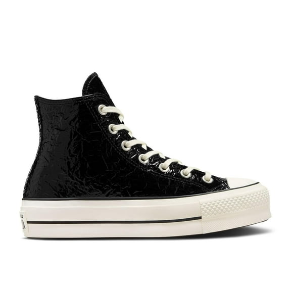 Converse CTAS Lift Platform High Women's Shoes, Black/Egret/Black, Size 9.5