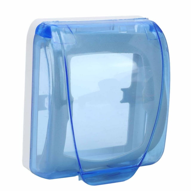 Caja de protección para interruptor de pared, enchufe Universal tipo 86, enchufe para baño, caja impermeable, caja de enchufe transparente, muy versátil