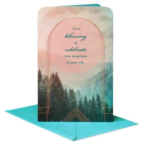 American Greetings Religious Graduation Card (Blessing Milestone)