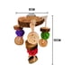 thumbnail image 5 of Fiudx Juguete para Pájaros, de Madera Natural, Apto para Masticar, Divertido para Trepar y Jugar, Ideal para Hacer Ejercicio, Ideal para Loros, Fácil de Instalar, 13 X 8 Cm., 5 of 7