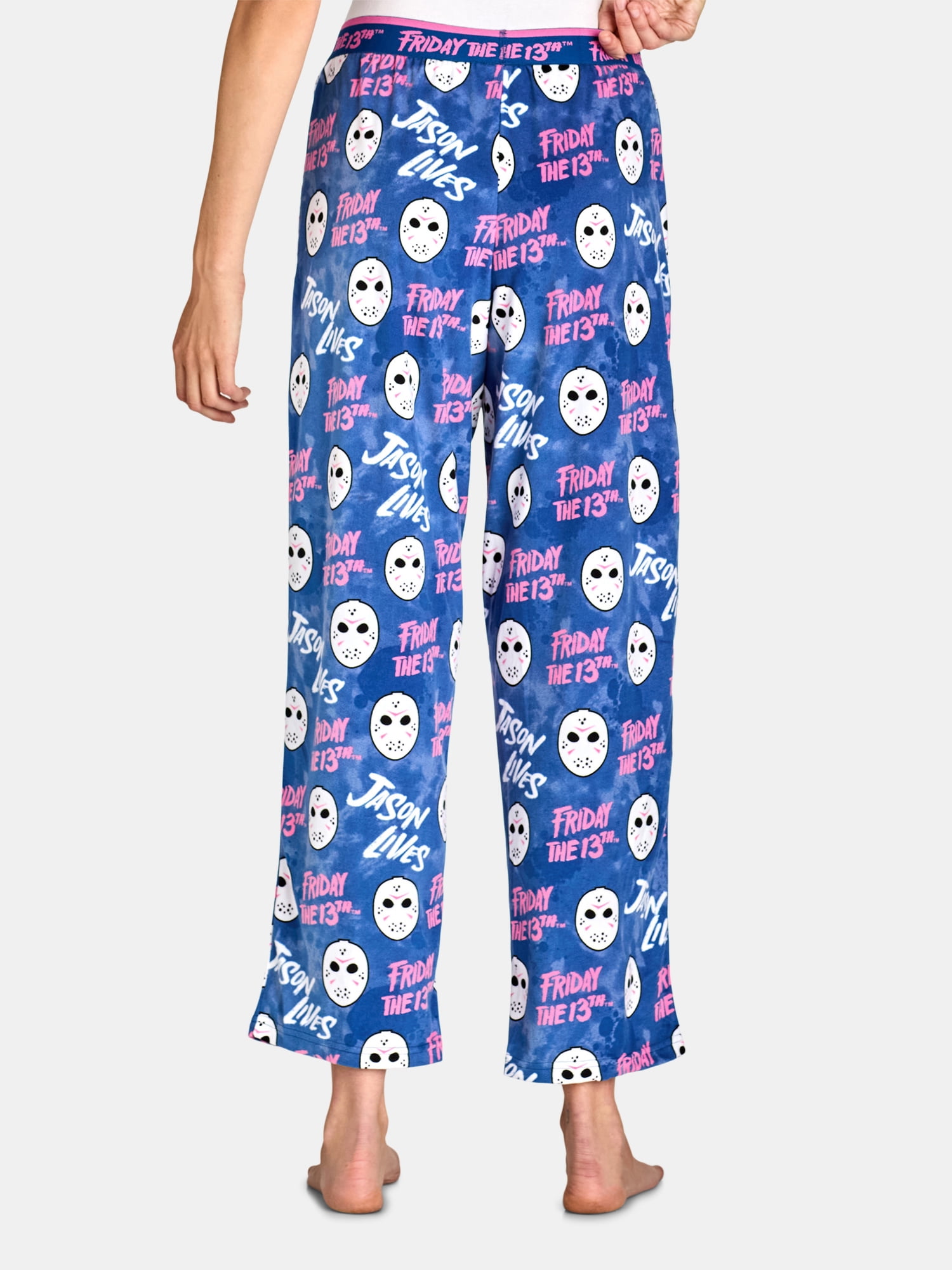 Friday the 13th Women's Print Velour Sleep Pants, Sizes XS-3X