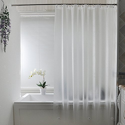 Aoohome 36 X 72 Inch Stall Size Shower Curtain Liner Eva Frosted Pattern With 2 Bottom Magnets Heavy Duty Semi Transpa Com Aoohome 36 X 72 Inch Stall Size Shower, 36 Shower Curtain
