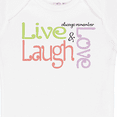 thumbnail image 4 of Inktastic Live, Laugh, Love Boys Baby Bodysuit, 4 of 5