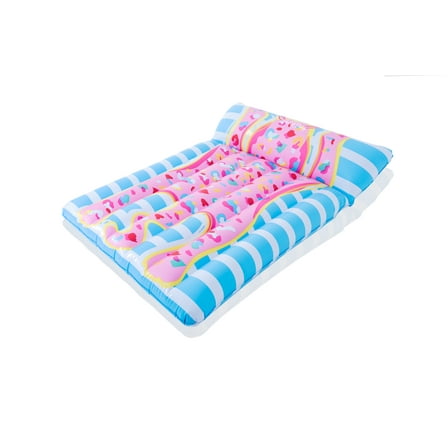 Packed Party 'Spot The Fun' Inflatable Lounger, Pool Float, 62 inch, Multi-Color. Female. Age 14 years  .