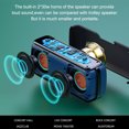 thumbnail image 2 of pitrice XDOBO Bluetooth 5.0 Speaker Type-c Rechargeable Sound Box Waterproof 60W 3D Stereo Sound Speaker, Black Blue, 2 of 7