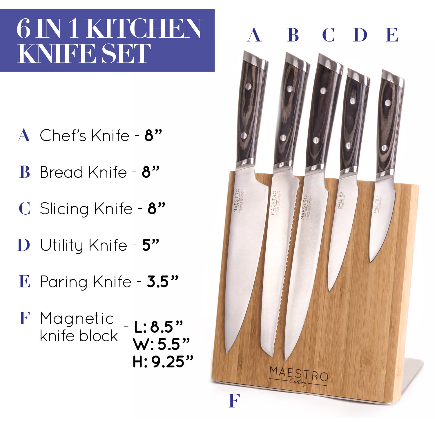 5'' GERMAN STEEL UTILITY KNIFE – KANKA Grill