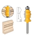 thumbnail image 2 of Architectural Molding Router Bit Decorative Line Carving Drilling Bit Corner Profile Cutting Milling Cutter 1/4 Shank, 2 of 5