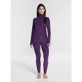 thumbnail image 2 of ClimateRight by Cuddl Duds Stretch Fleece Women's Natural Rise Base Layer Legging, Sizes XS to 4X, 2 of 5