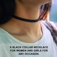 thumbnail image 2 of Gargantillas de terciopelo, gargantillas con cinta negra, collares para mujeres y niñas, 1 unidad, 2 of 5