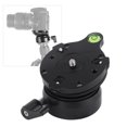 thumbnail image 4 of Tripod Head Leveling Base, Panoramic Wear-resistant Compact Aluminum Alloy Tripod Head DY-60N Leveler  for DSLR Camera, 4 of 7
