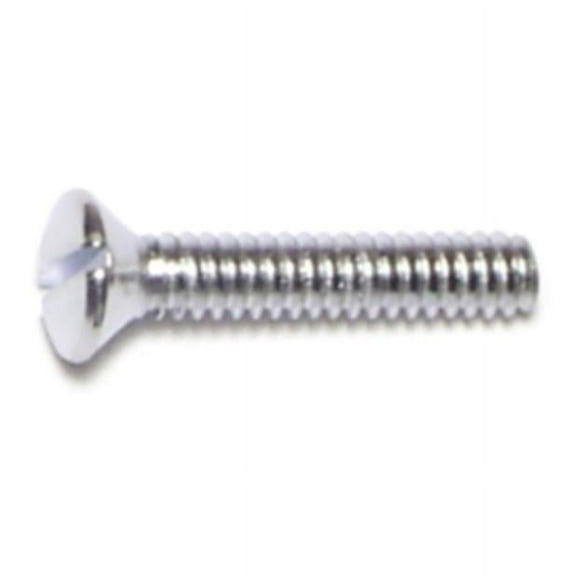 #6-32 x 3/4" Slotted Oval Head Switch Plate Screws (20 pcs.)