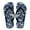 Blue Sharks&Wave, variant on FUIALDOLG Blue Sharks Palm Leaves Print Flip Flop Sandal Water Shoes - Beach Slides Slip-on Quick Dry Thong FlipFlops Sandals for Boys (11-12 Little Kids) Size 10