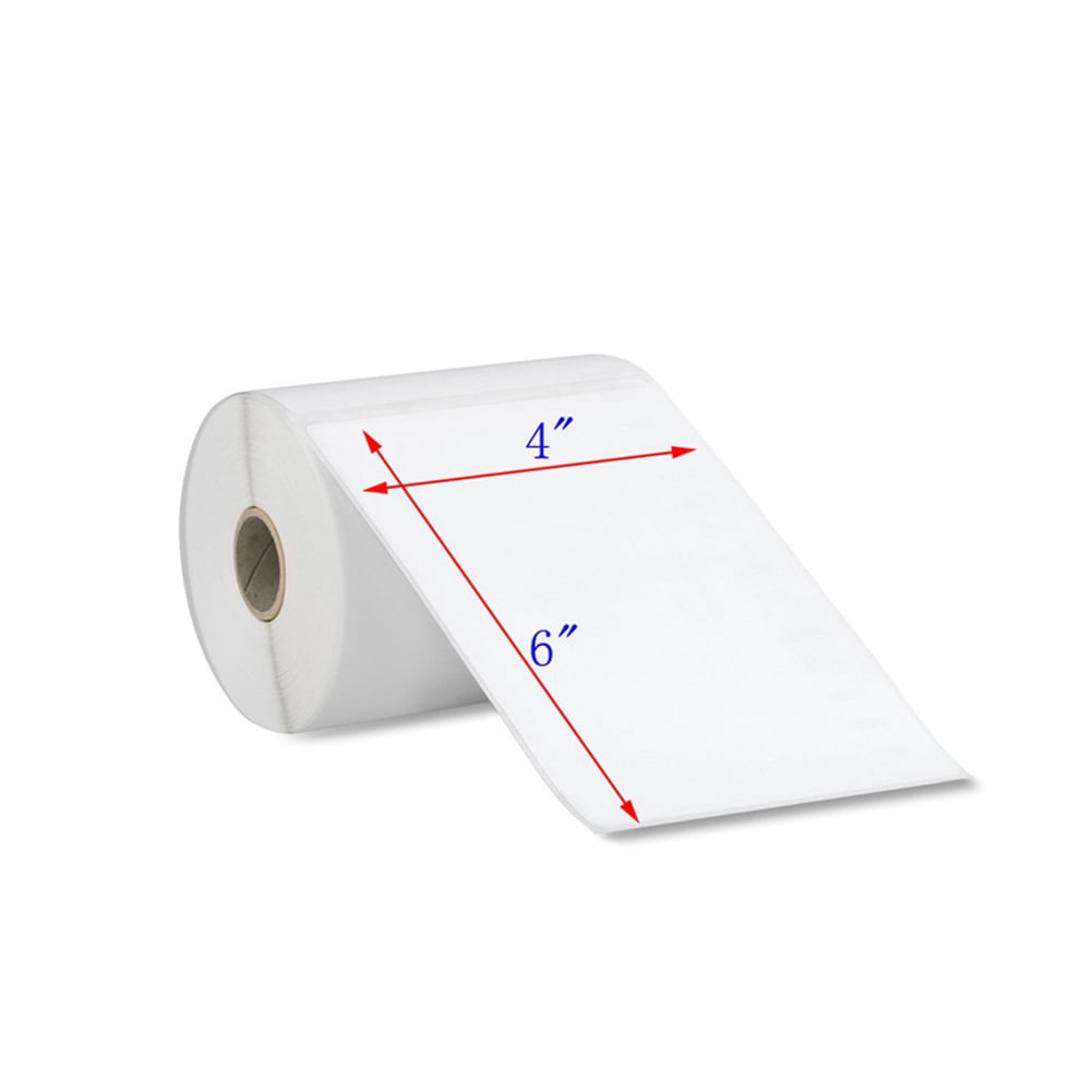 SJPACK 4 Rolls of 450 Direct Thermal Shipping Labels 4x6 for Zebra 2844 Zp-450 Zp-500 Zp-505