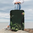 thumbnail image 7 of Vsdgher Palm Leaves And Exotic Birds Luggage Cover Suitcase Cover Protector Anti-scratch Suitcase cover Fits 18-32 Inch Luggage(No luggage included)-Small, 7 of 7