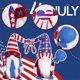 thumbnail image 4 of Independence Day Faceless Doll Dwarf Old Man Doll Set Decoration Gift Holiday Decoration, 4 of 7