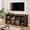Brownish Red, variant on Kicctian 8-Cube Bookcase, 63" Storage Organizer, Farmhouse TV Stand for Living Room, Entryway, Bedroom, Grey