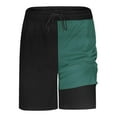 thumbnail image 5 of Color Block Swim Shorts for Men - Compression Liner & Pockets | Versatile 2-in-1 Bathing Suit & Athletic Shorts, Quick-Dry Fabric, 5 of 9