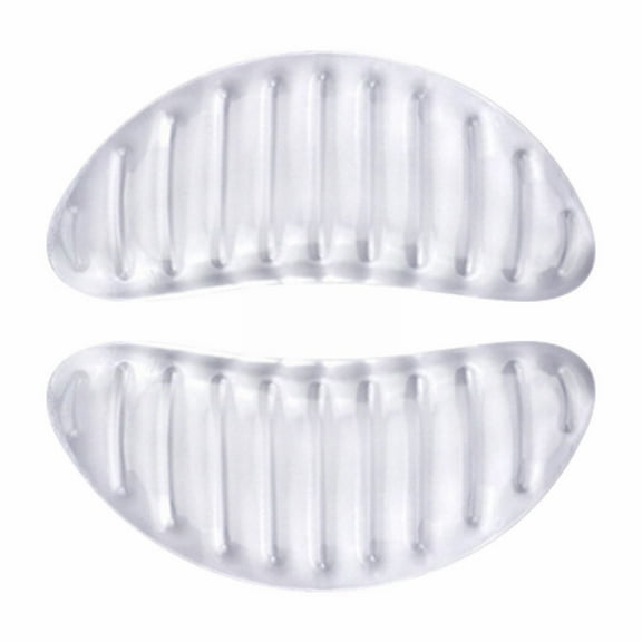 Foot Arch Support Shoe Inserts For Plantar Fasciitis Self Adhesive Heel Cushion Arch Pads For Heel Gel Arch Insoles For Men And Women (Clear)
