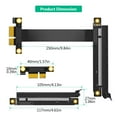 thumbnail image 5 of Flat Axials PCIExpress X16 to X1 Extender Cable Right Angled for Gaming, 5 of 9