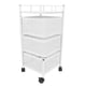 thumbnail image 5 of Carrito De Cajón Extraíble, Acero Al Carbono De 5 Niveles De 5 Niveles Con Ruedas Estante De Almacenamiento Doméstico Para Frutas De Pan De Papa Cosméticos, 5 of 7