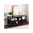 thumbnail image 1 of Cómoda mesa de tv: de anchura two-cajón cómoda para almacenamiento y organization, entertainment center con fabric cajones, dressers para dormitorio, TV mesa para 50-pulgada tv, 1 of 7