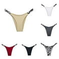 thumbnail image 6 of Womens Sexy High Cut G-String Thongs Lingeries Bottom Panties Female Underwear Zebra print L YIWEI, 6 of 11