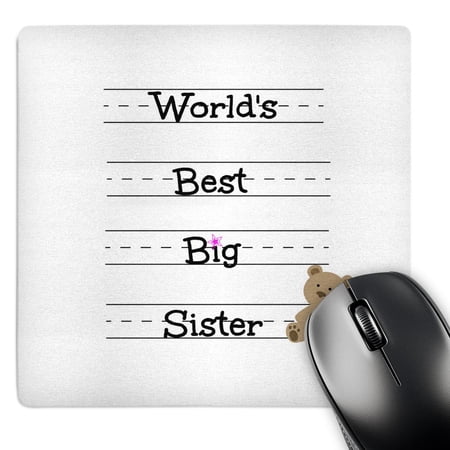3dRose  Worlds best big sister  MousePad price history on PriceWatchPro
