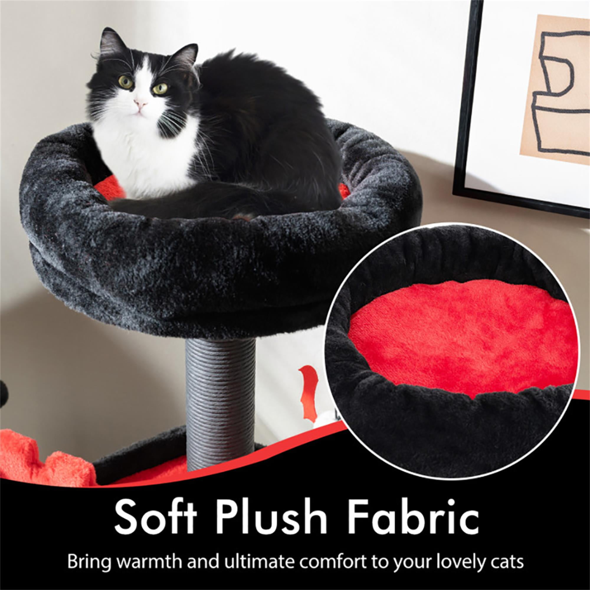 Pefilos 67" Tall Gothic Cat Tree for Large Cats, Cat Tower with Sisal Scratching Posts, Bat-Shaped Hanging Ball, Multi-Level Spooky Cat Condo, Black Pefilos 67" Tall Gothic Cat Tree for Large Cats, Cat Tower with Sisal Scratching Posts, Bat-Shaped Hanging Ball, Multi-Level Spooky Cat Condo, Black
