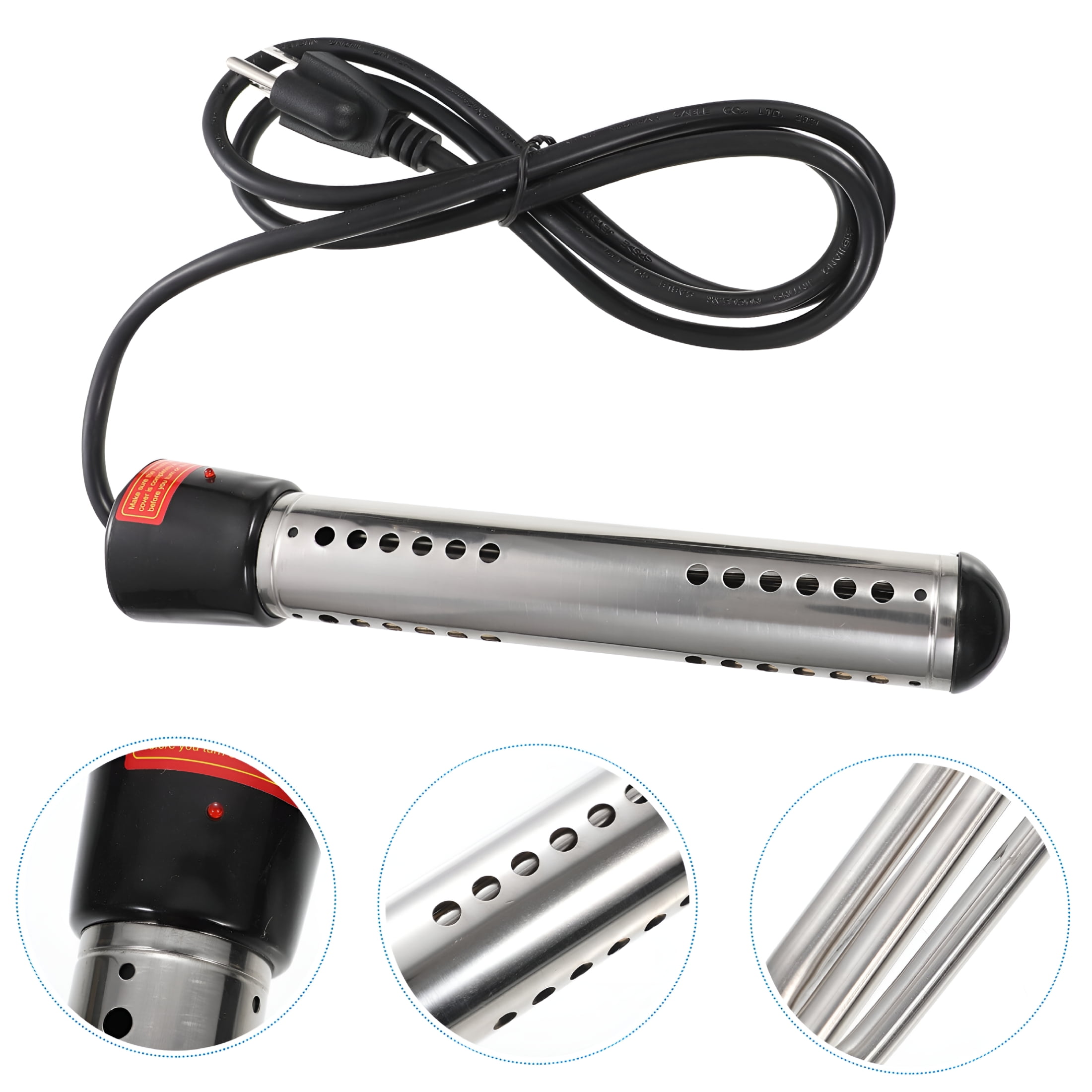 HIBIBUD 2026 New Pool Heater,Portable Stainless Steel Above Ground Pool Heater for Pool,Spa,Hot Tub,Fountain