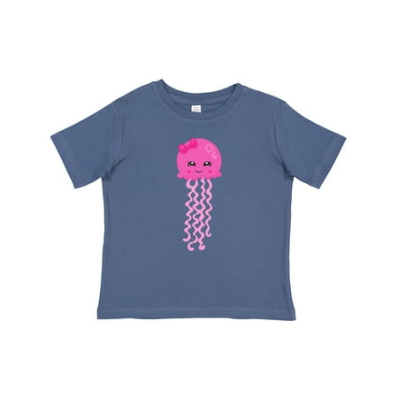 

Inktastic Cute Jellyfish Little Jellyfish Pink Jellyfish Gift Baby Girl T-Shirt