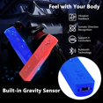 thumbnail image 2 of Wireless Remote Controller for Wii Wii U（Dark Blue+Red）, 2 of 6