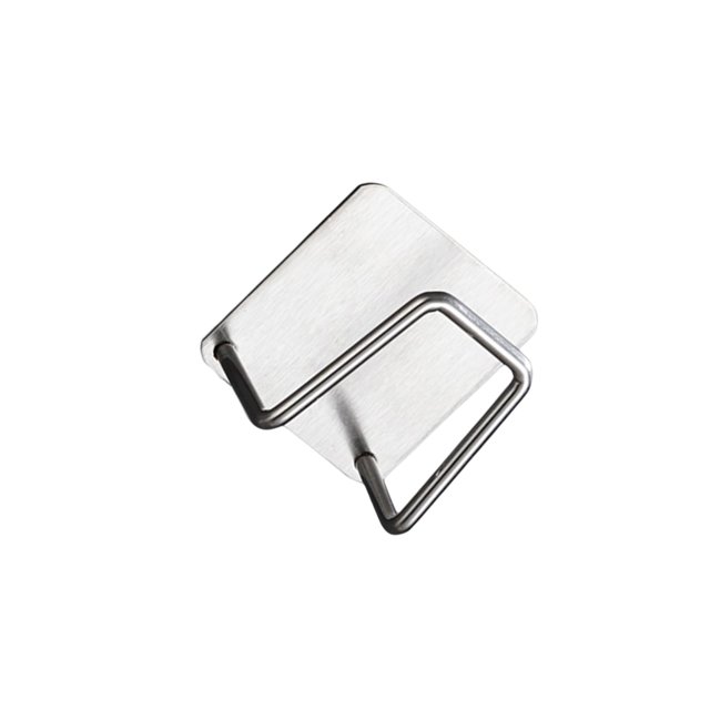 Monstrate Estante de esponja de cocina de acero inoxidable, reemplazo autoadhesivo, cepillo a prueba de humedad, colgador de soporte para Type3 NO3