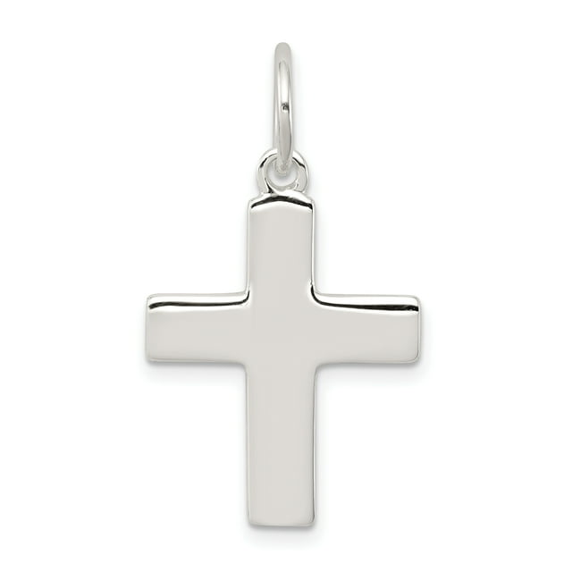 Collier Croix Latine en Argent 925 Pendentif Charme Religieux