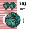 thumbnail image 2 of Green Monstera Leaves of Realistic Oil Painting - Christmas Ornament Xmas Keepsake Ceramic Ornaments Holiday Decorations for Tree Christmas Gift Ideas 2.95in, 2 of 6