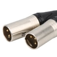 thumbnail image 4 of Cable de salida de audio negro, Cable de salida de audio de micrófono de alambre TPE, para micrófono de computadora portátil LHCER Descripción de la referencia, 4 of 8