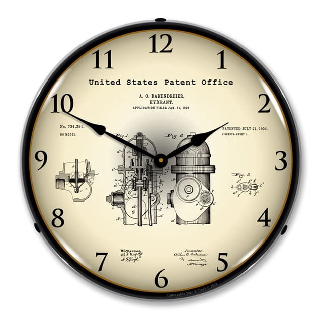 Reloj de Pared Collectable Sign and Clock LED Iluminado de 14"