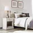 thumbnail image 4 of Homestyles Cabane en Bois avec Tête de Lit en Blanc Cassé, 4 of 4