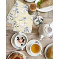 thumbnail image 4 of Easter Bunny Kitchen Dish Towels for Drying Dishes Set of 4, Spring Purple Flower Rustic Rabbit Yellow Waffle Weave Microfiber Hand Tea Bathroom Towels Quick Dry & Absorbent Towel 15.7x23.6, 4 of 7