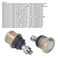 thumbnail image 3 of Rotule Robuste, 1 Paire Remplacement Direct Durable 9010 050800 Réduction de Vibration Rotule pour Véhicules, 3 of 8