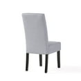 thumbnail image 4 of Braydon Light Grey Fabric Dining Chair, Set of 2, 4 of 9