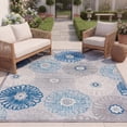 thumbnail image 5 of SAFAVIEH Cabana Aria Cream/Red 2'X8' Runner Indoor/Outdoor Area Rug Grey/Blue, 5'3" x 7'6", 5 of 14