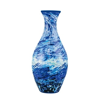 YFsan 3D Puzzle Vase - 160-Piece Curved Plastic, Flower